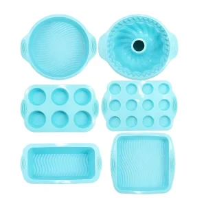 3D Non-Stick Silicone Cake and Chocolate Mold Set