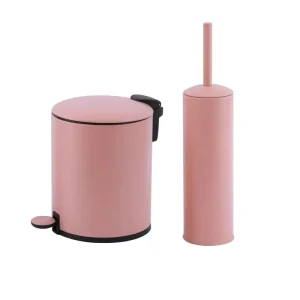3L Office Stainless Steel Waste Bin Home Garbage Bin Indoor Metal Kitchen Waste Pedal Bin