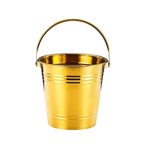 3L Stainless Steel Ice Bucket Champagne Bucket Durable 410 Water Bucket with Lid