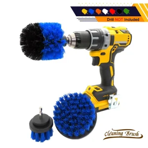 3PCS Electric Cleaning Brushes Power Scrubber Car Wash Brushes Detailing Brush for Household Cleaning Tools & Accessories