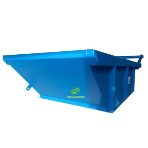 3m³ Large Capacity Industrial Waste Bin Powder Coated Stackable Heavy Duty Construction Dumpster