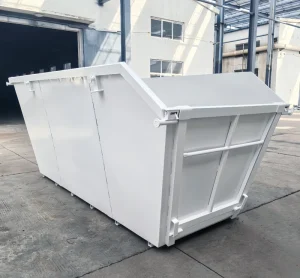 4/5/6/7/8m³ Metal Skip Garbage Bin for Industrial Waste