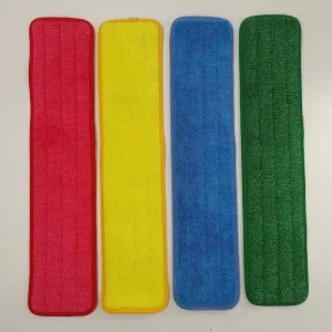 4-Color Microfiber Mop Head for Hotel & Property Cleaning