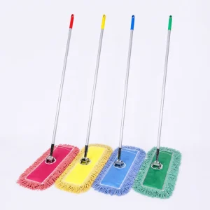 4 Colors Colorfast Yarn Detachable Aluminum Pole Mop for Household Commercial Cleaning