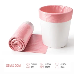 4 Gallon Biodegradable Trash Bags 80 Count Drawstring Tear Free Durable 19.7×17.7inch Household Products