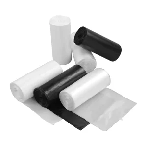 4 Gallon Small Trash Bags Bathroom Garbage Bags Clear Plastic Wastebasket Can Liners for Home and Office Bins 200 Count