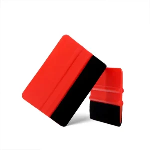 4 Inch Car Vinyl Scraper Plastic Squeegee Vinyl Wrap Applicator Tools with Black Felt Edge