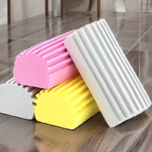 4-Pack Reusable Rectangle Sponge Duster Multifunctional Non-Scratch 27mm Thick Glass Surface Damp Clean for Eraser Brush for Car