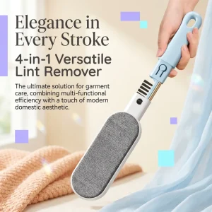 4 in 1 Electrostatic Lint Remover Pet Hair Remover Multifunctional Fabric Brush for Clothes Sofa Carpet