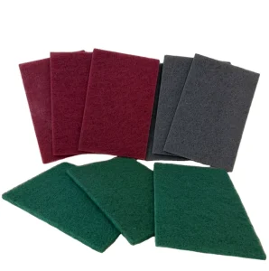 4″x 6″ Scouring Pad Durable Nonwoven Polishing Pad Abrasive Disc for Metal