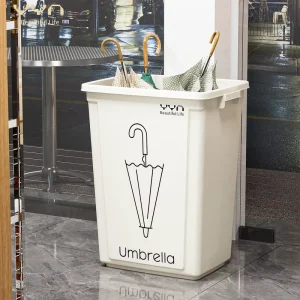 40 Liter Commercial Desk Side Recycling Can PP Eco Friendly Indoor Outdoor Use for Bedroom Bathroom Office Under