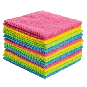 400gsm 80% Polyester 20% Polyamide Microfiber Cleaning Cloth Auto Detailing Car Polishing Drying Kitchen Towel Dish Glass Cloth