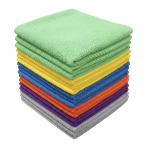 400gsm Microfiber Cleaning Towels Warp Knitted High Absorbent Streak Free Cleaning Kitchen Dish Quick Dry Car Washing Towel