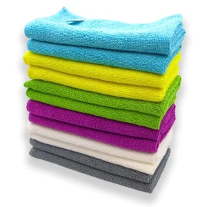 400gsm Microfiber Cloth Cleaning Towels Lint Free Warp Knitted Multi Purpose Use Kitchen Car Wash Glass Cleaning Dry Wet Towel