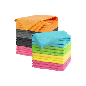 400gsm Microfiber Dry Towel 80 Polyester 20 Polyamide Car Kitchen Warp Knitted Cleaning Cloth Dish Washing Rag Car Kitchen Towel