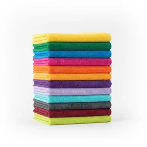 400gsm Microfiber Kitchen Towel Warp Knitted Car Detailing Cleaning Cloth Car Towel Rags Lint Free Microfiber Cloth