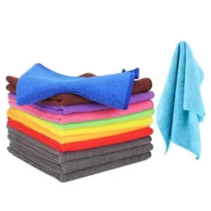 400gsm Microfibre Cleaning Cloth High Absorbent Warp Knitted Cleaning Lint Free Cloths Multiple-use Dust Kitchen Cleaning Rags