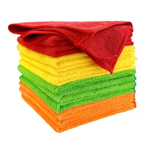 40x40cm Microfiber Soft Absorbent Drying Towels Streak Free Car Drying Lint Free Rags All Purpose for Kitchen Glass Wash Cloth