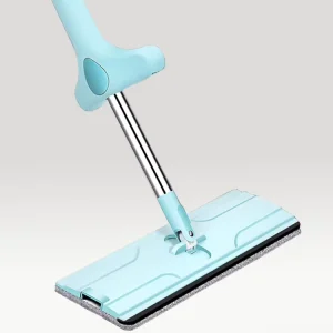 42cm Rectangle Mop Pad 360 Magic Stainless Steel Pole Microfiber Flat Mops Floor Cleaning