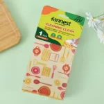 4573 1Pcs 180gsm Warp Knit Polyester Printed Cleaning Cloth 40*60cm Locked Edge 4 Assorted Hot Transfer Print Pattern