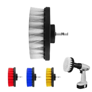 4inch Electric Drill Power Scrub Clean Brush for Leather Plastic Wooden Furniture Car Interior Cleaning Power Scrub