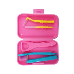 4pcs set Portable Travel Cleaning Set Storage Box Protective