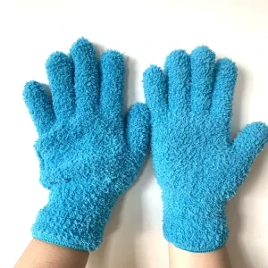 5 Finger Car Accessories Wash Microfiber Dusting Glove Soft Microfiber Grill Gloves Plant Dusting Gloves