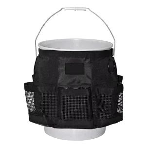 5 Gallon Bucket Hanging Organizer Tools Case for Car Washing Fishing Garden Tools Storage Bag (Tools Excluded)