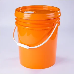 5 Gallon Plastic Bucket and Pails With Metal Handle and Lid