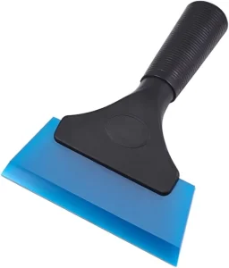 5 Inch Non Slip Handle Wiper Car Glass Mirror Cleaning Window Scraper Silicone Small Plastic Rubber Window Squeegee