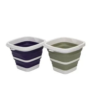 5 Liter Lightweight Rectangular Water Bucket Collapsible Folding Container