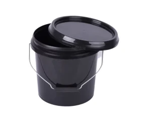 5 Litre Plastic Bucket 20 Round Plastic Bucket with Handle and Lid