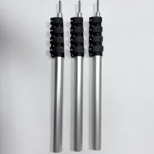 5 Sections 1.8m Length Aluminum Telescopic Adjustable Cam Lock Tarp Pole for Outdoor
