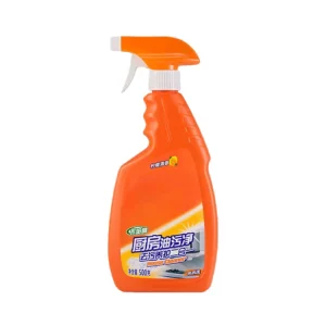 500G Kitchen Grease Cleaner Fresh Lemon Scent Automatic Grease Dissolving Mild Formula Gentle on Kitchenware