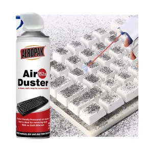 500ML Eco friendly ROHS Certified Tinplate Can Packaging Compressed Gas Air Duster Spray for Electronic Cleaning