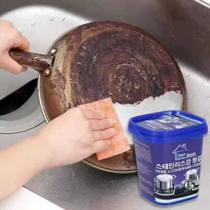 500g Kitchen Multi functional Cleaning Paste Decontamination Cream Rust Remover Stainless Steel Cleaning Paste Cream