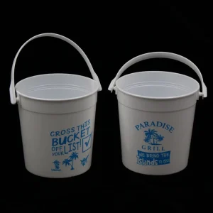 5037 32z Plastic Transparent Bucket Bacar Di