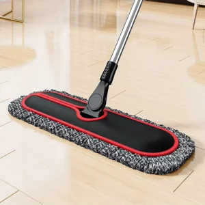 50CM Extra Large Microfiber Flat Mop Labor Saving Household Dust Mop for Tile & Wood Floor Wet Dry Cleaning