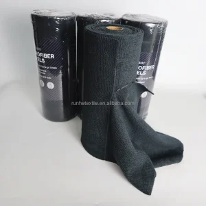 50Pack 30*30CM Microfiber Cleaning Cloth Roll Tear Away Cloth Lint Free Cleaning Rags for House