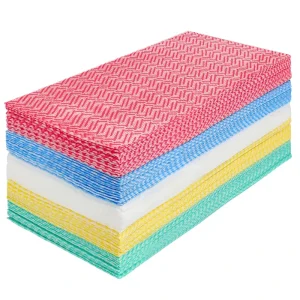 50pcs Disposable Cleaning J Cloths Reusable Kitchen Dish Cloths Quick Dry Absorbent Non-Woven Polishing Dust Cloths
