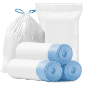 50×60 cm Small Garbage Bags with Drawstring for Bathroom and Car