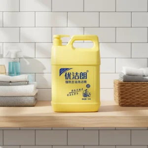 5KG Disposable Eco Friendly Catering Dishwashing Liquid Lemon Scent for Kitchen Cleaning Gentle Hands Active Ingredients 5% 15%