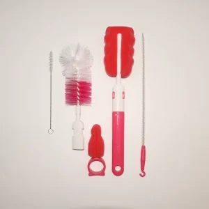 5Pcs Bottle Cleaning Brush Set Sponge Baby Bottle Brush Kit for Cups and Water Bottles