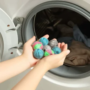 6/12Pcs Nylon Laundry Ball Anti winding Washing Machine Hair Remover Laundry Ball Fluff Cleaning Lint Fuzz Grab Laundry
