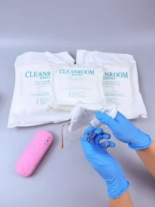 6″ 180gsm Heavy Duty Superfine Fiber Cloth 100pcs Bag Lint Free Wipers for All Precision Cleaning