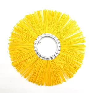 6 3/8 X 22 Inches 10 X 32 Inches Poly Wafer Brushes for Skid Steer Loader Attachment Sweeper