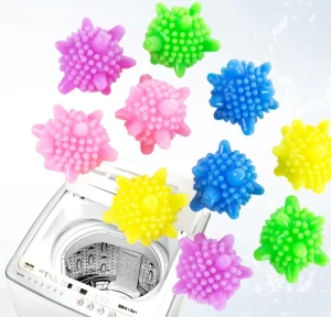 6 Pack PVC Laundry Balls Environmentally Friendly Reusable Washing Machine Dryer Cleaning