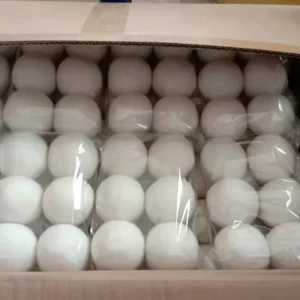 6 Pack Reusable Sustainable Natural Wool Dryer Balls Fabric Softener Reduce Wrinkles Laundry Balls Discs