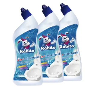 6 in 1 Toilet Bowl Cleaner Liquid Detergent Toilet Gel Deodorizer