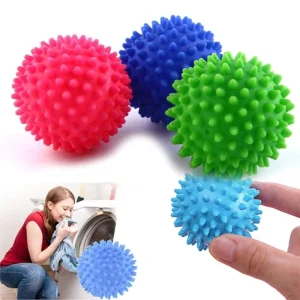 6.5cm Household Plastic Dryer Ball Anti Static Silicone Washing Ball Custom PVC Laundry Dryer Balls